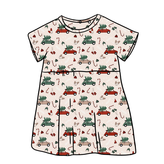 Picking the Tree Child & Baby Sleeved Dress - 3 options