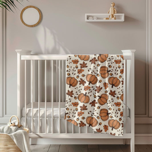 Harvest Vibes Toddler & Child Sherpa Blanket