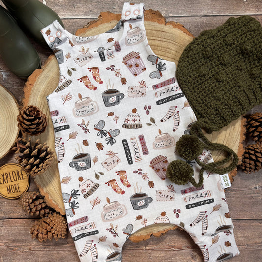Autumn Girl Child & Baby Full Length Romper
