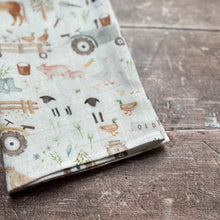 Load image into Gallery viewer, Farmyard Muslin - Swaddle or Cloth
