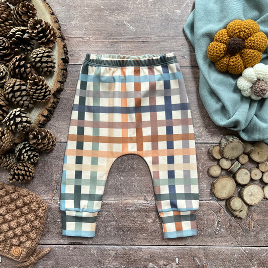 Boho Gingham Harems 9-12m