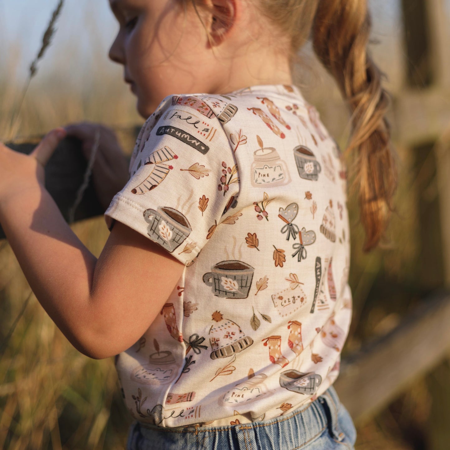 Autumn Girl Child & Baby T-Shirt - Short or Long Sleeve