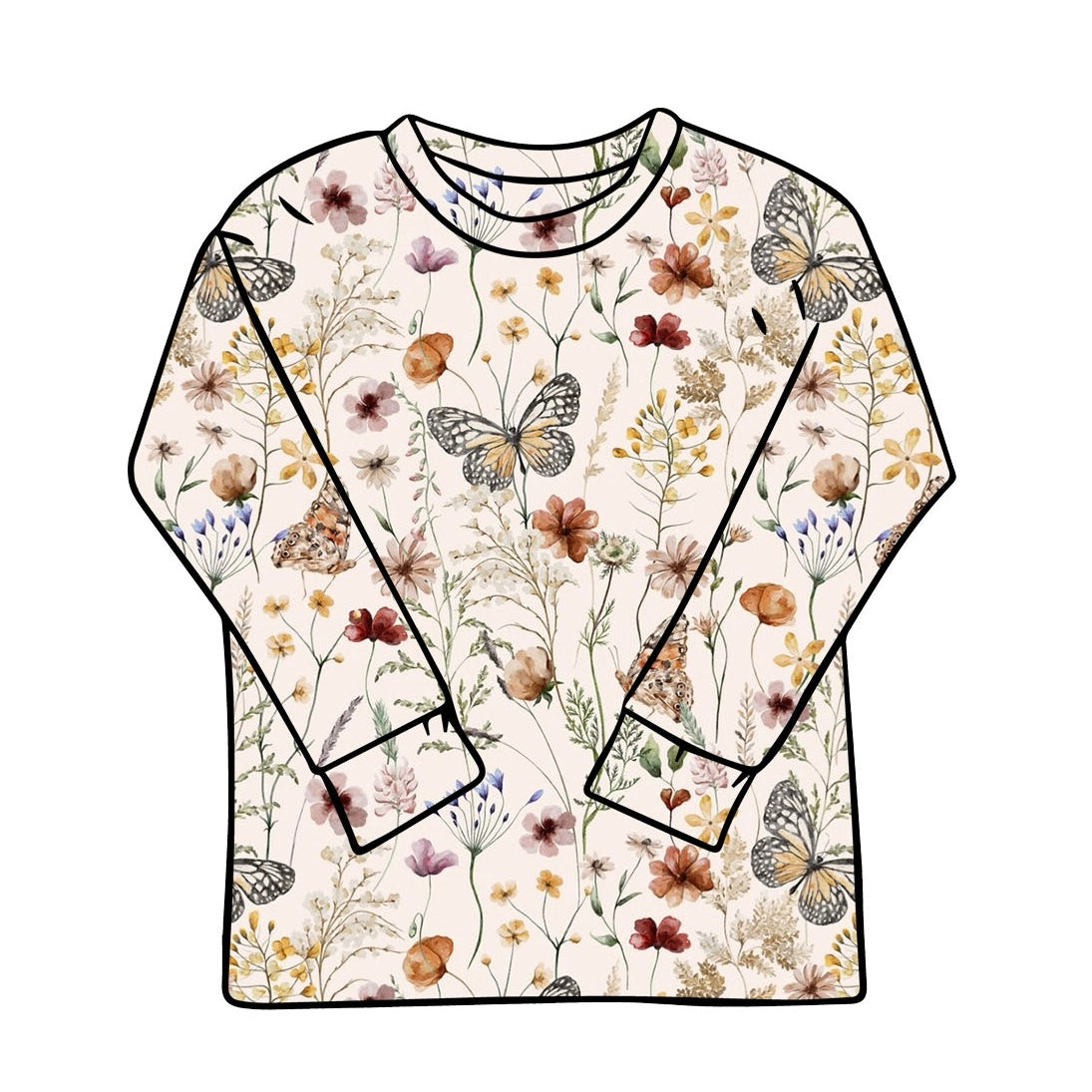 Wild Meadow Child & Baby T-Shirt - Short or Long Sleeve