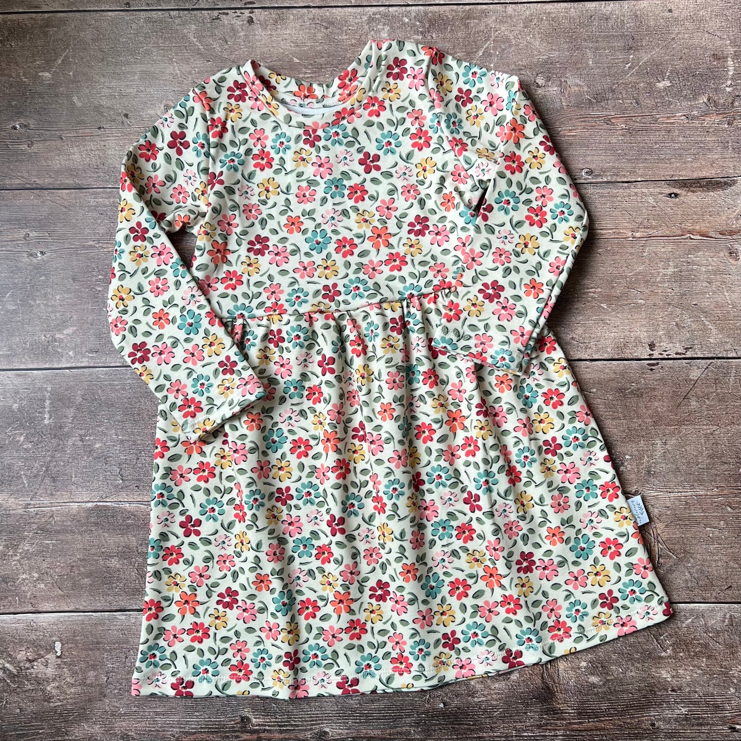 Ditsy Floral Child & Baby Sleeved Dress - 3 options
