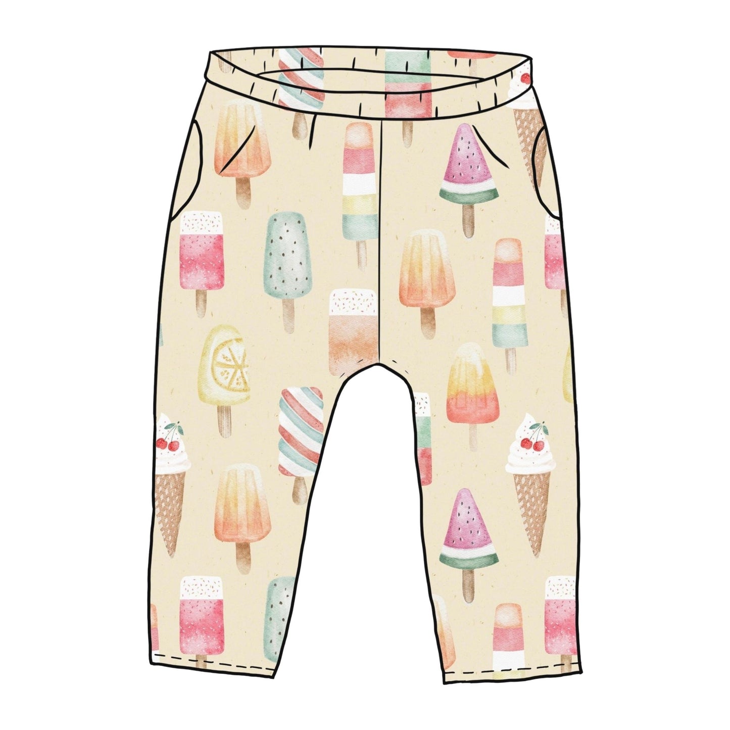 Ice Creams Toddler & Child Pocket Trousers