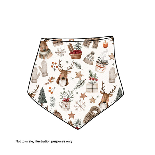 Dribble Bib - Pick your print (Christmas designs)