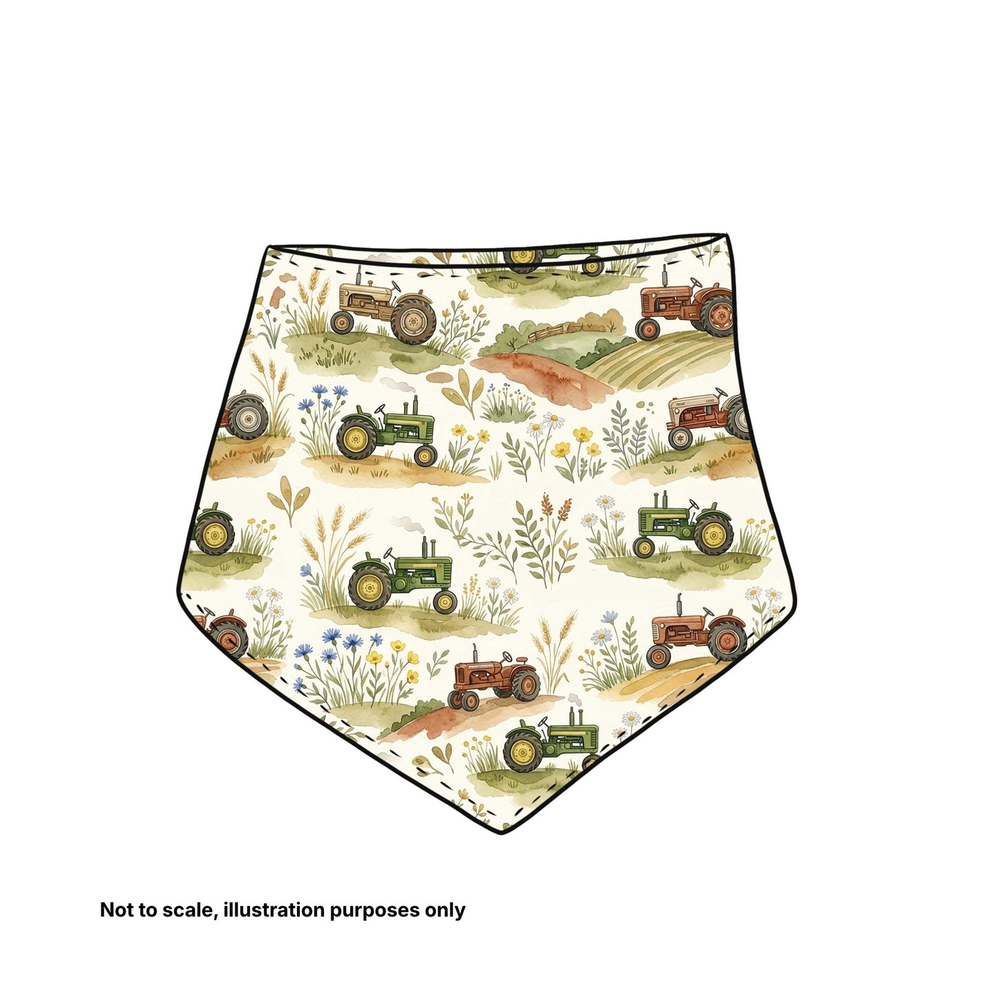 Matching Dribble Bib - Pick your print