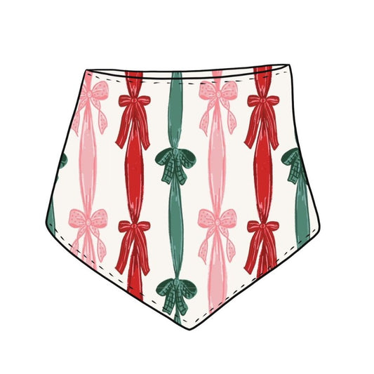 Ribbons & Bows Child & Baby Dribble Bib