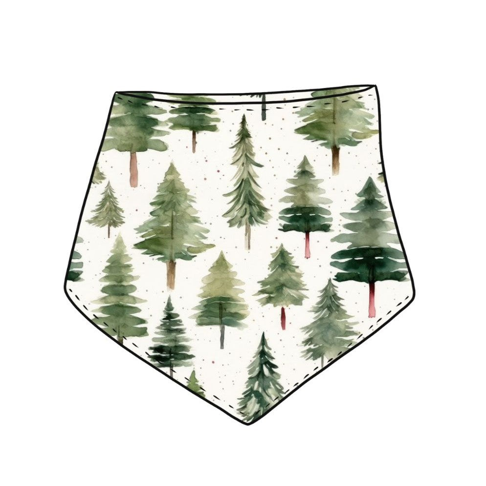 Scandi Woodland Child & Baby Dribble Bib