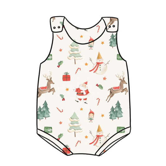 Christmas Time Child & Baby Bloomer Romper