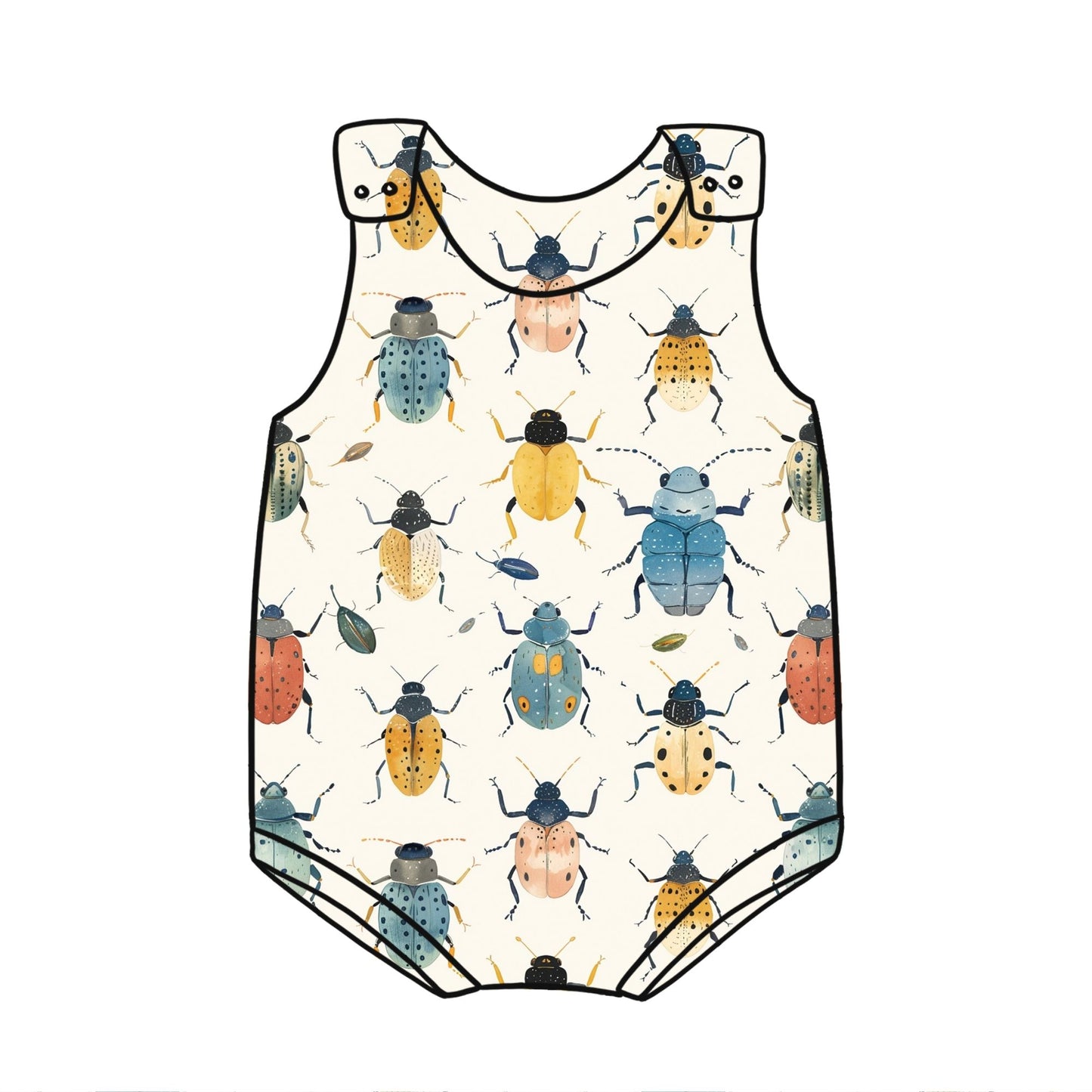 Bright Bugs Child & Baby Bloomer Romper
