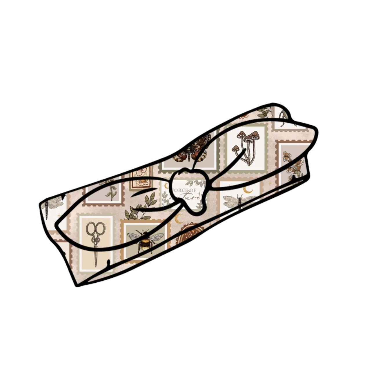 Botany Stamps Child & Baby Knot Bow Headband