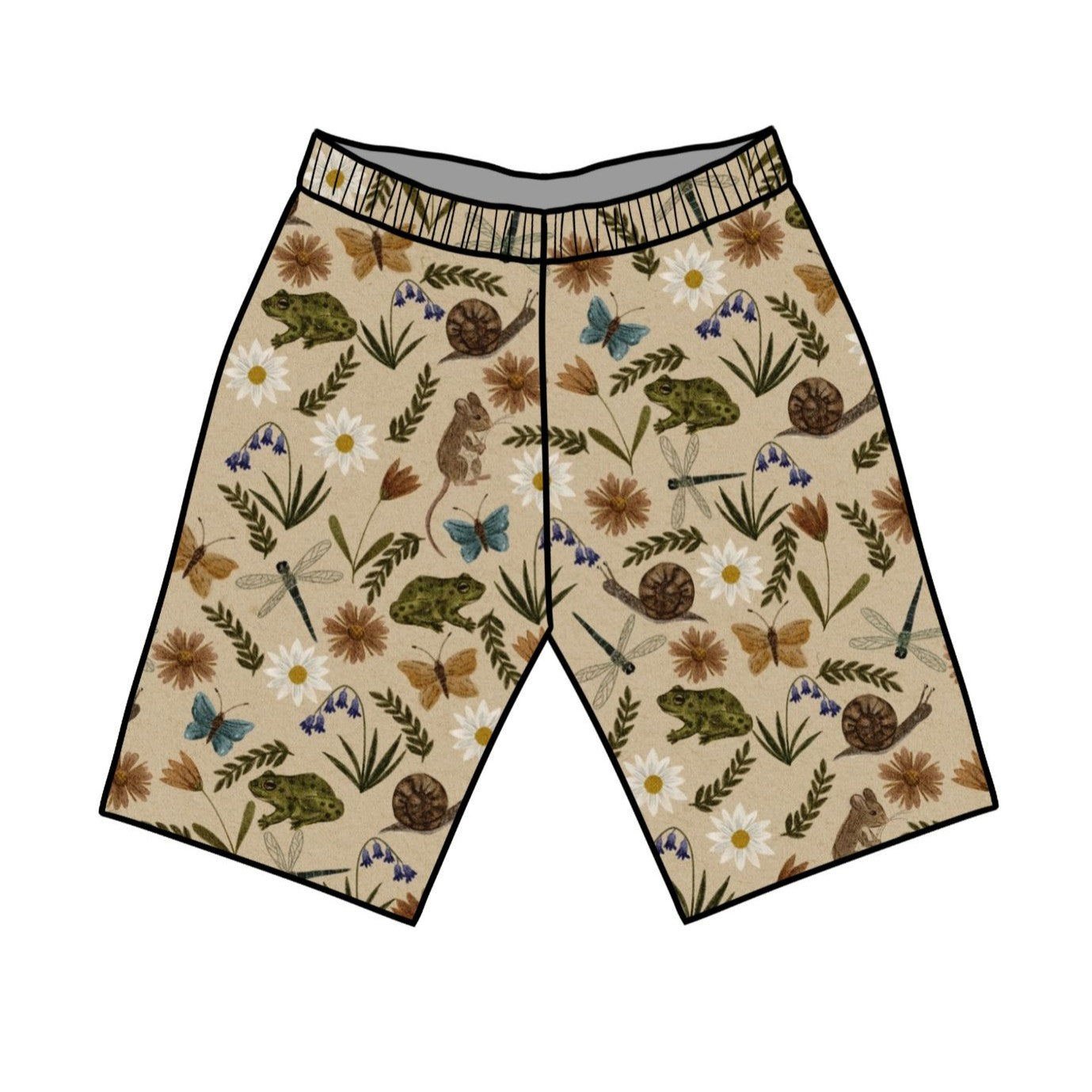 Busy Meadow Child & Baby Hemmed Shorts