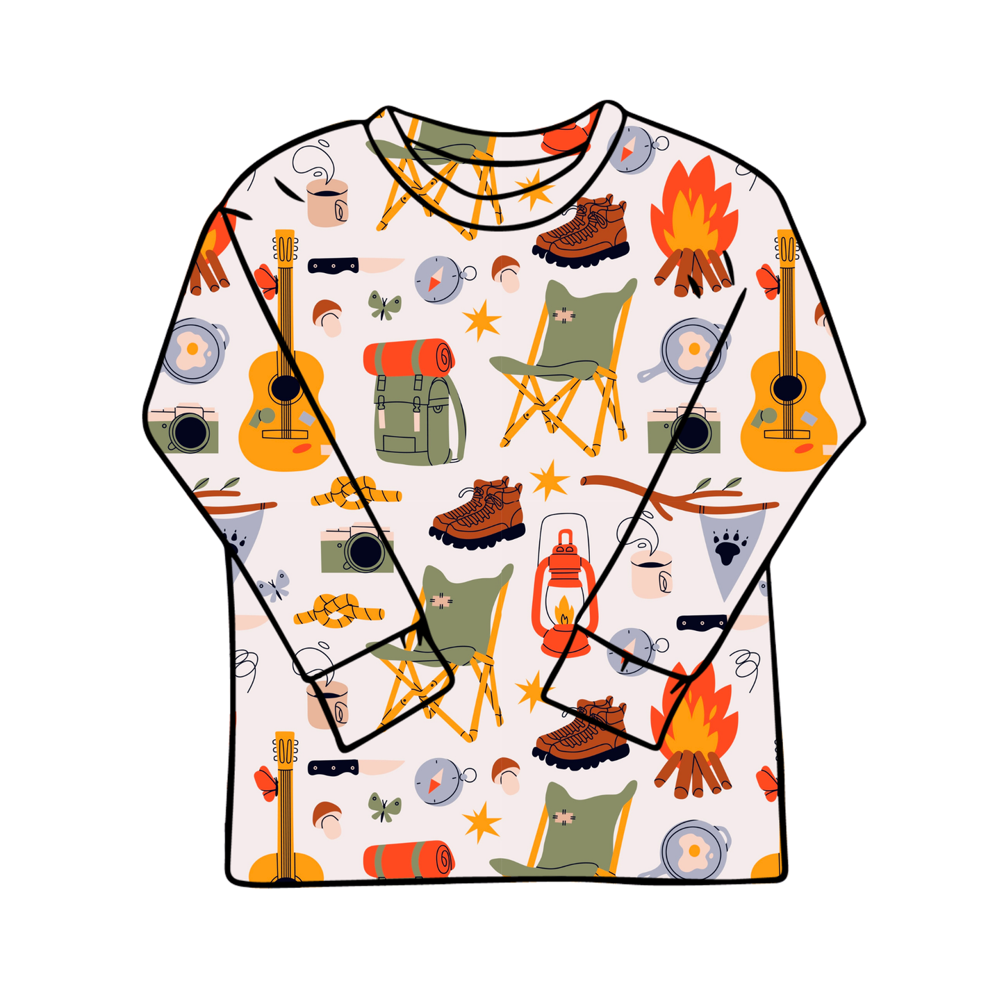 Camping Child & Baby T-Shirt - Short or Long Sleeve