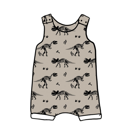Dino Dig Child & Baby Short Romper