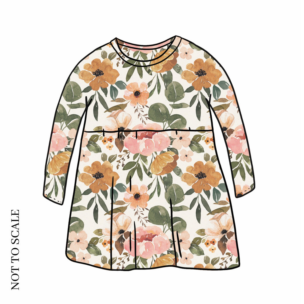 Vintage Blooms T-Shirt Dress