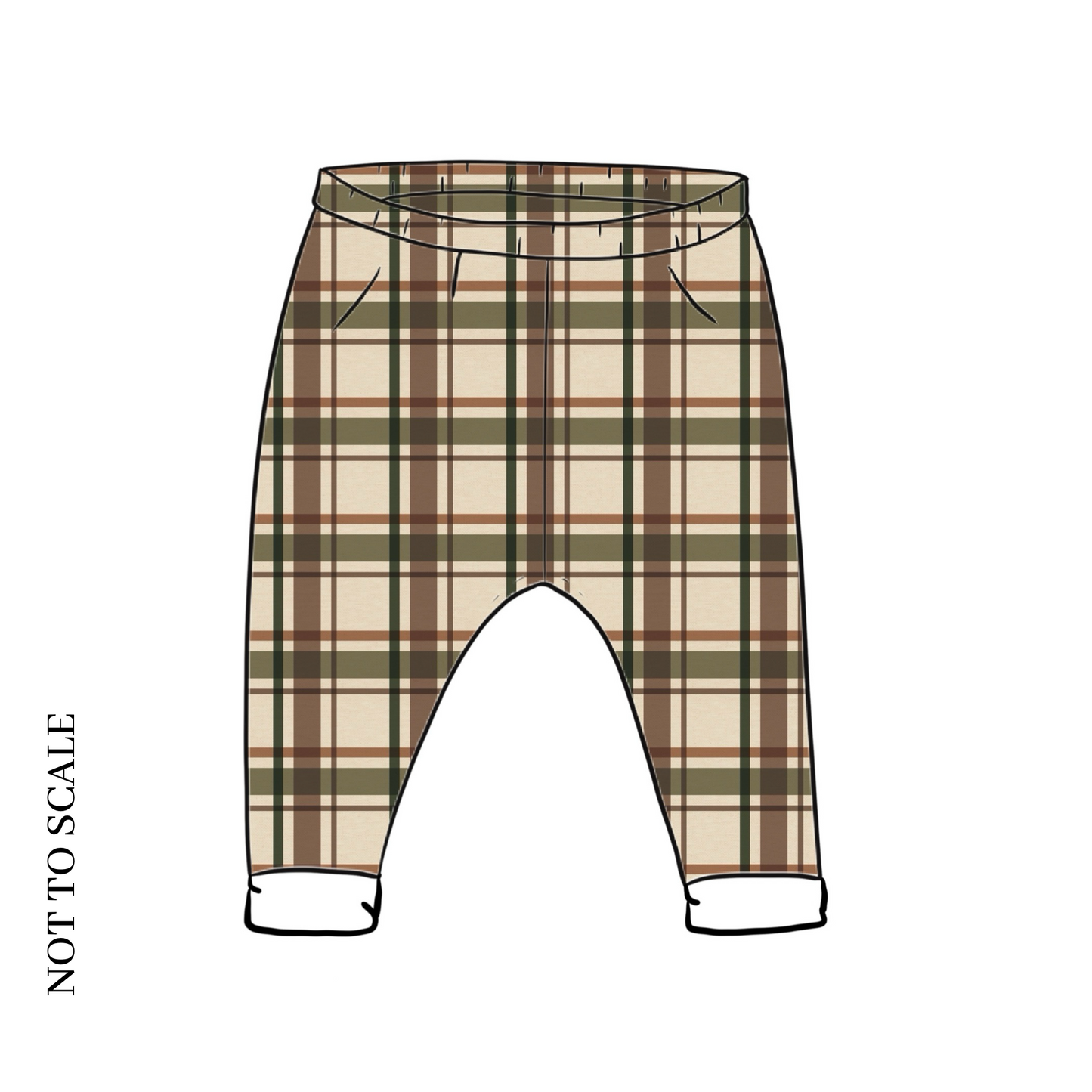Wild Wood Check Leggings