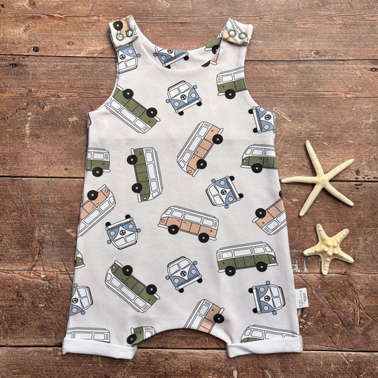 Classic Campers Short Romper 6-9m