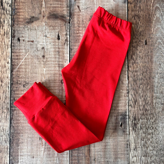 Red Leggings 2-3 years