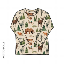 Load image into Gallery viewer, Wild Wood Animals Long Sleeve T-Shirt
