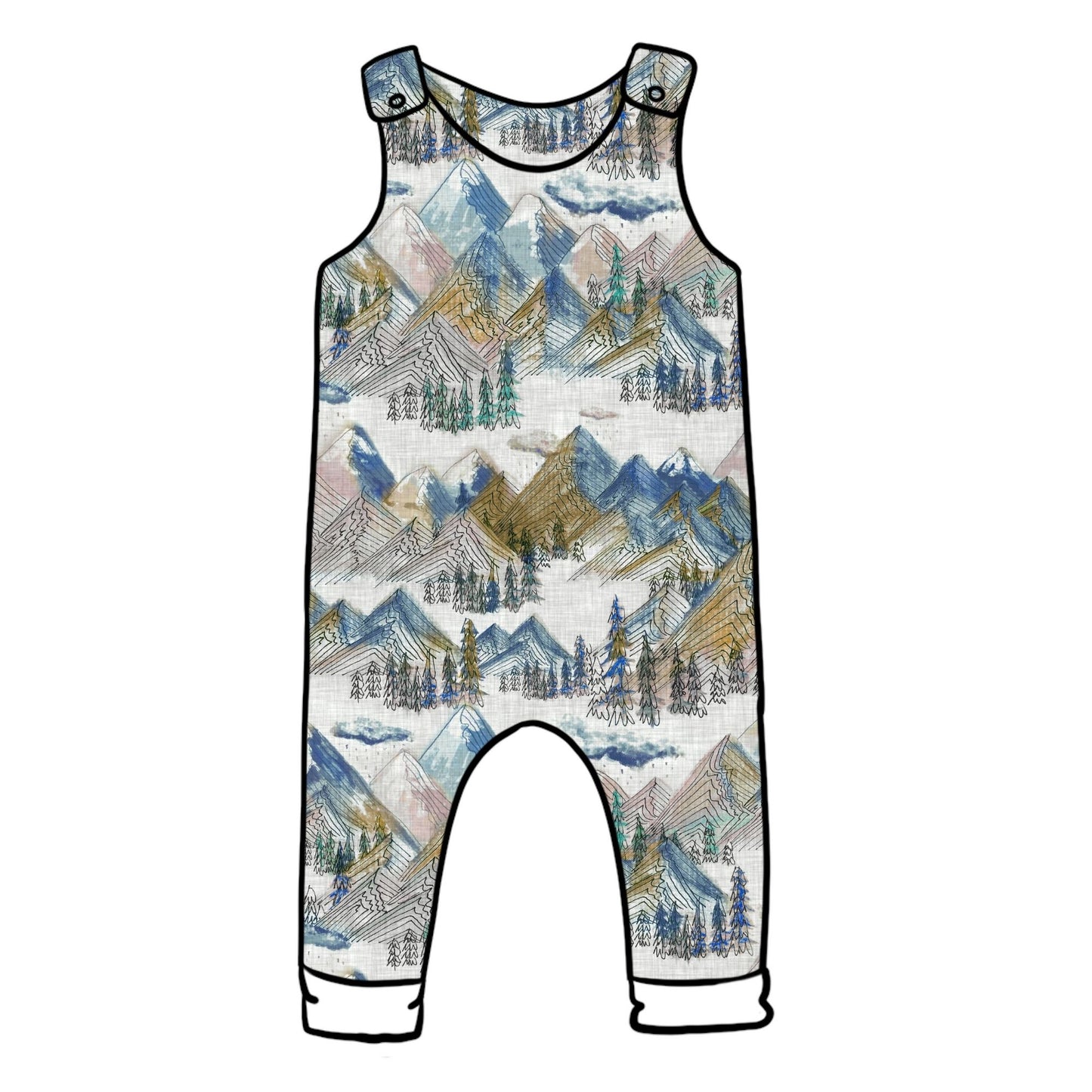 Mountainside Child & Baby Full Length Romper
