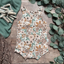 Load image into Gallery viewer, Folk Floral Bloomer Romper
