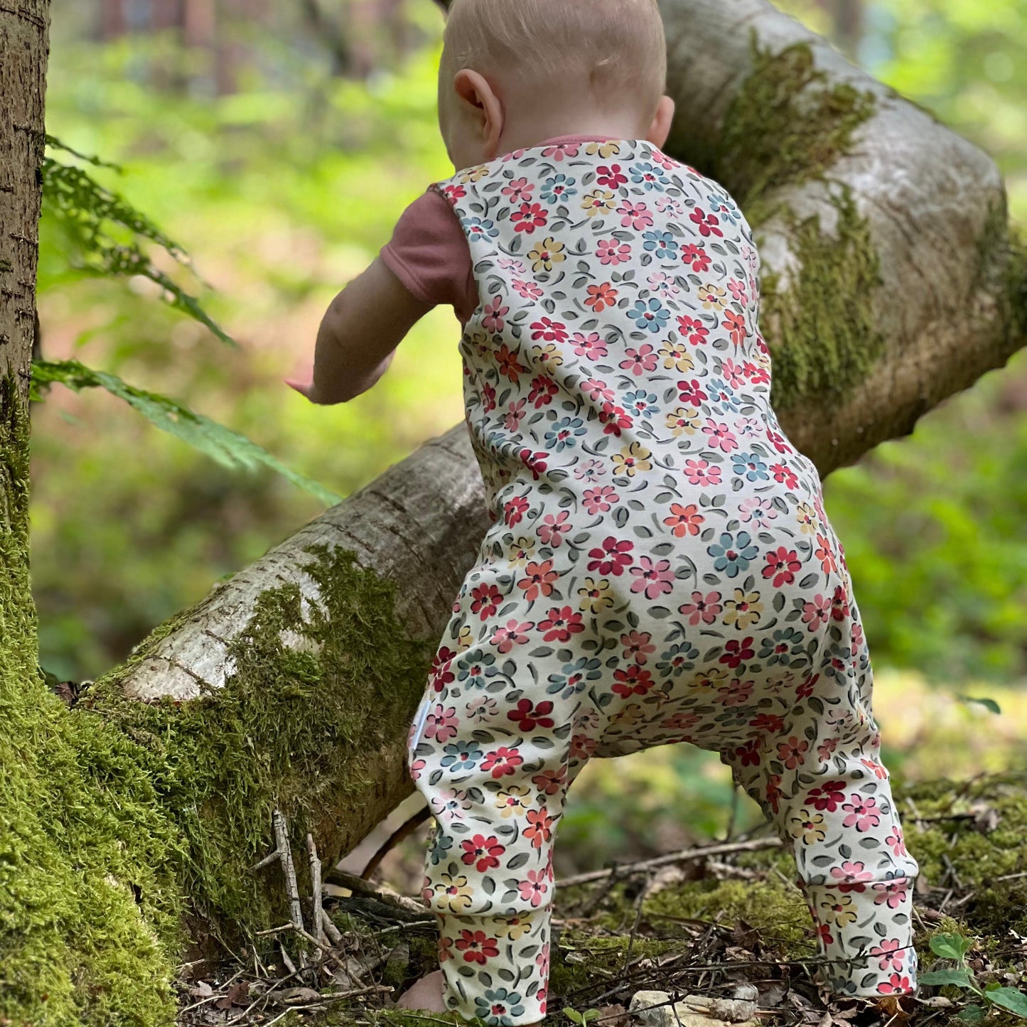 Ditsy Floral Child & Baby Full Length Romper