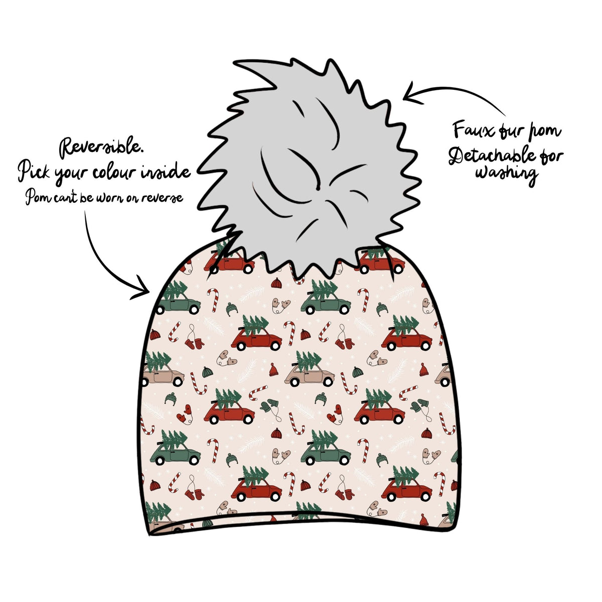 Picking the Tree Toddler & Child Bobble Hat