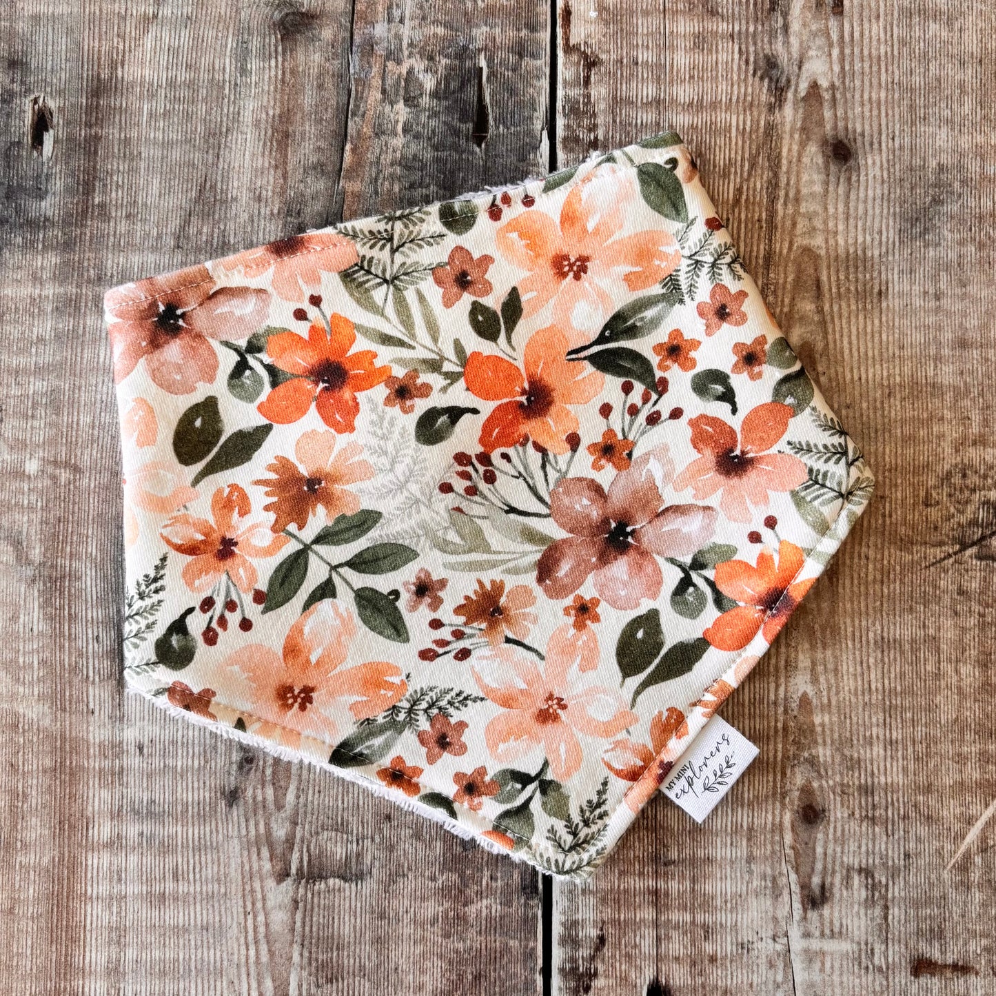 Floral Garden Dribble Bib
