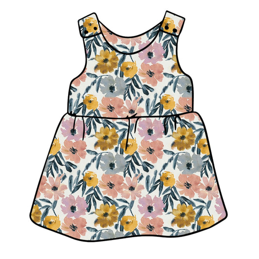 Sunny Blooms Pinafore Dress