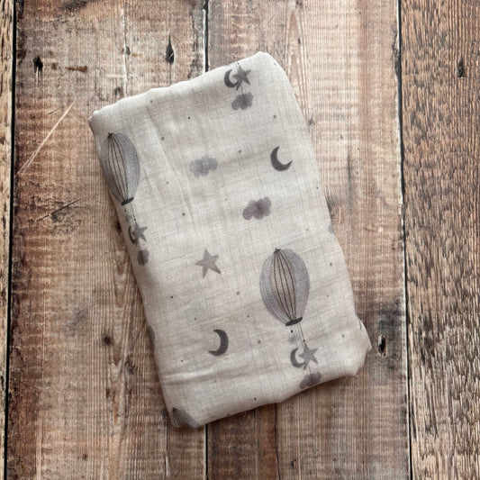 Perfectly Imperfect Hot Air Balloons Swaddle Blanket
