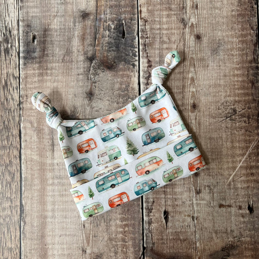 Camper Vans Double Knotted Hat - 3-6m