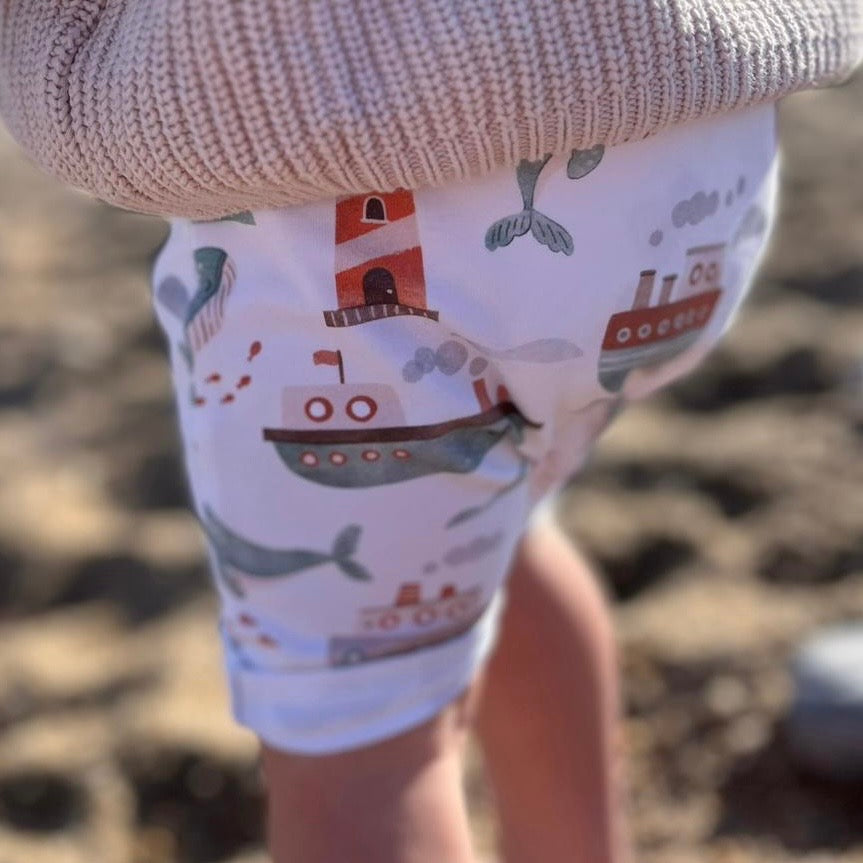 At Sea Child & Baby Shorts - Rolled or Hemmed