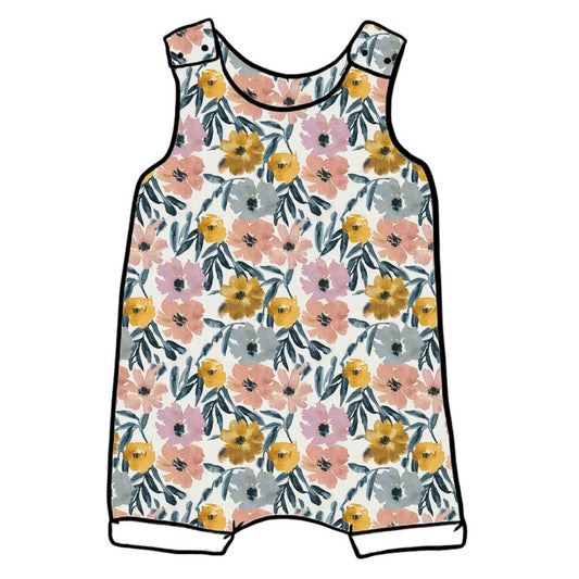 Sunny Blooms Short Romper