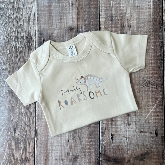 Totally Roarsome Bodysuit 12-18m (Natural)