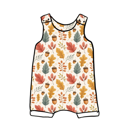 Acorns and Leaves Child & Baby Short Romper