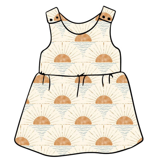 Sun Rays Child & Baby Pinafore Dress