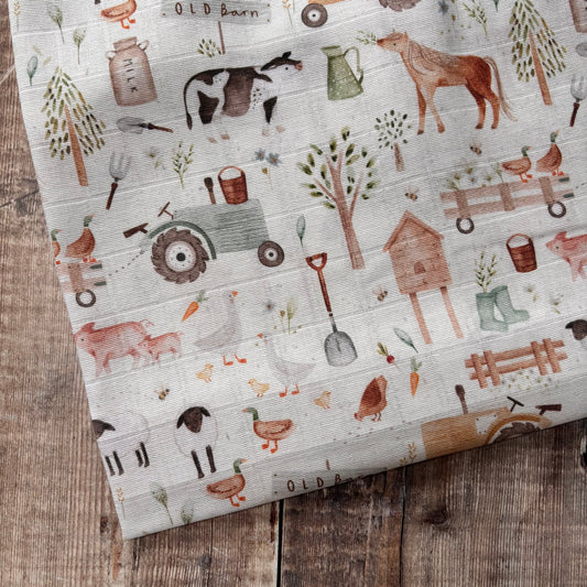 Fun on the Farm Muslin