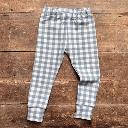 Denim Gingham Leggings 12-18m