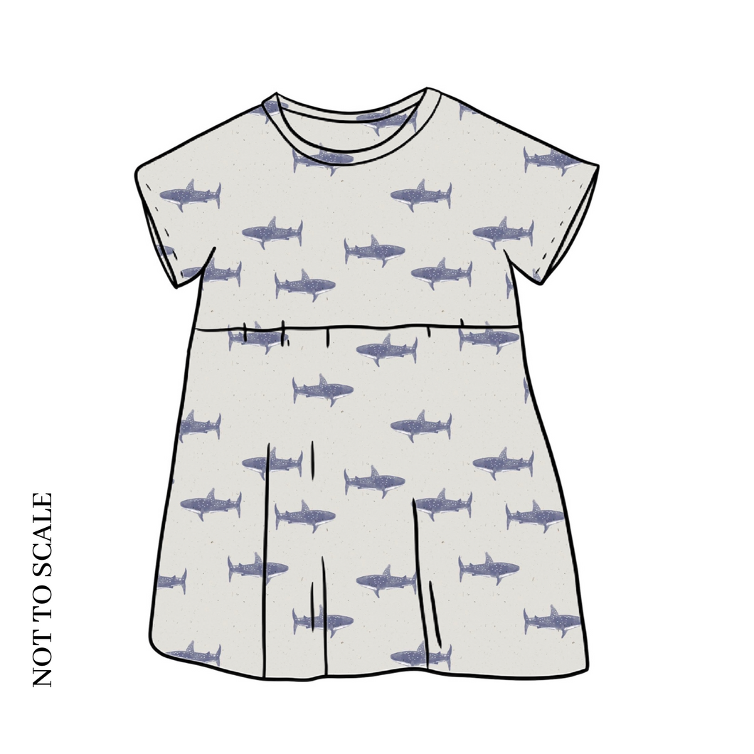 Sharks T-Shirt Dress