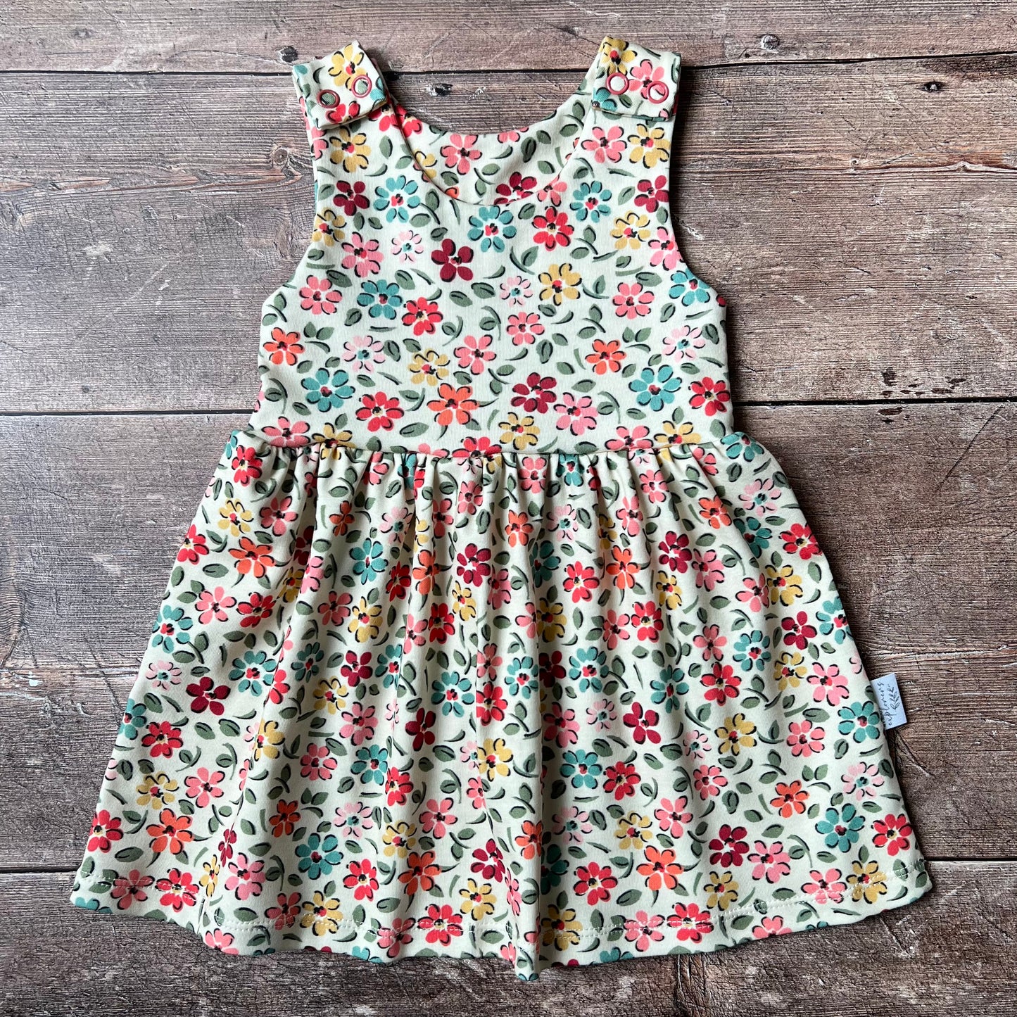 Ditsy Floral Child & Baby Pinafore Dress
