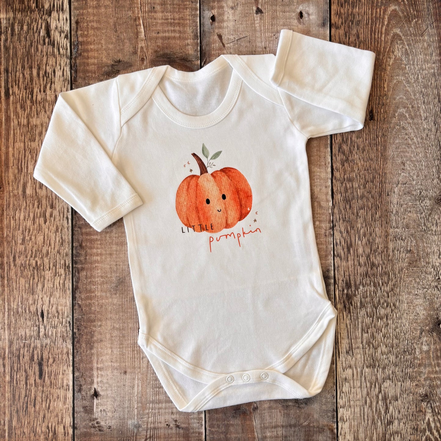 Little Pumpkin long sleeve bodysuit 6-12m