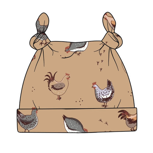 Chickens Knotted Hat