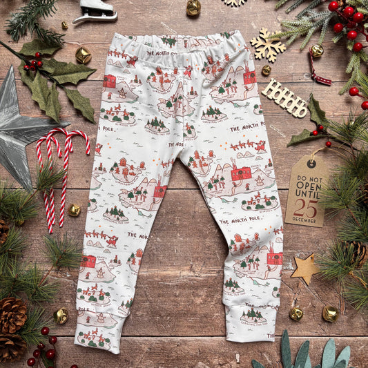 North Pole Leggings 12-18m