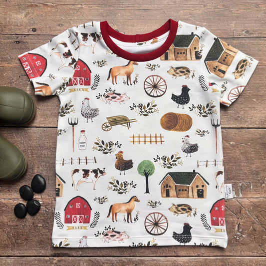 Farming Child & Baby T-Shirt - Short or Long Sleeve