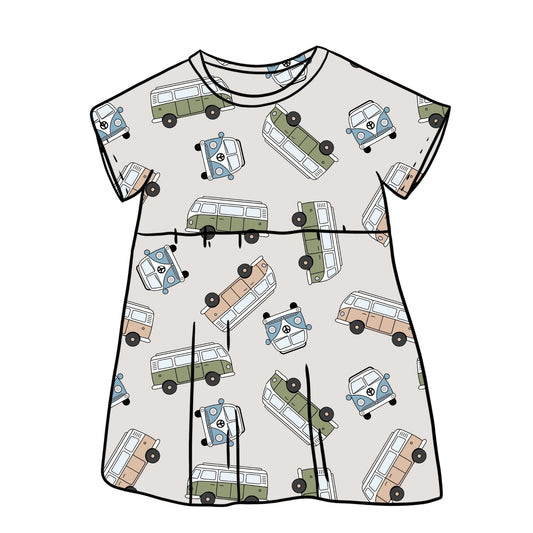 Classic Campers Child & Baby Sleeved Dress - 3 options