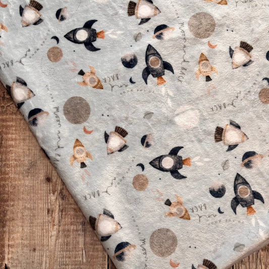 Outer Space Snuggle Blanket - Pram/Buggy Size