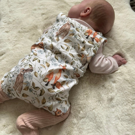 Woodland Companions Child & Baby Bloomer Romper
