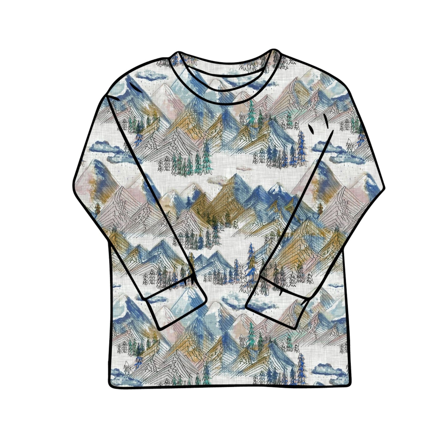 Mountainside Child & Baby T-Shirt - Short or Long Sleeve