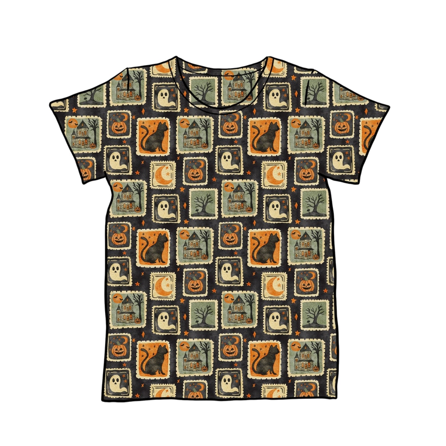 Halloween Stamps Child & Baby T-Shirt - Short or Long Sleeve